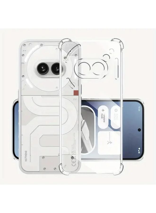 Nothing Phone 2A Plus Case Transparent Clear Shockproof Soft TPU Cover - Image 1